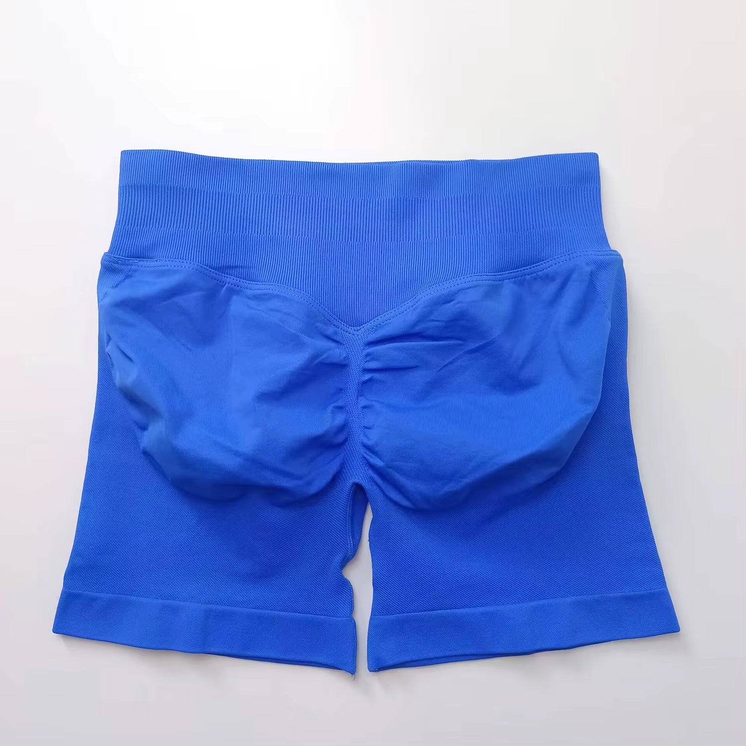 Women's Fitness Sports Shorts Low Ribbed Workout Yoga Seamless Leggings