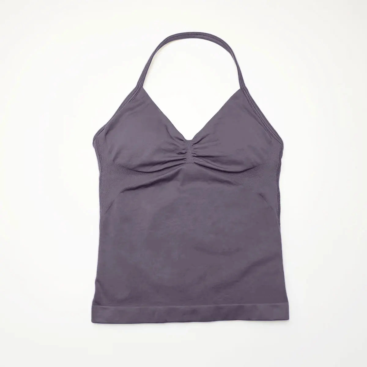 Women's Seamless Yoga Tank with Removable Pads (V Neck)