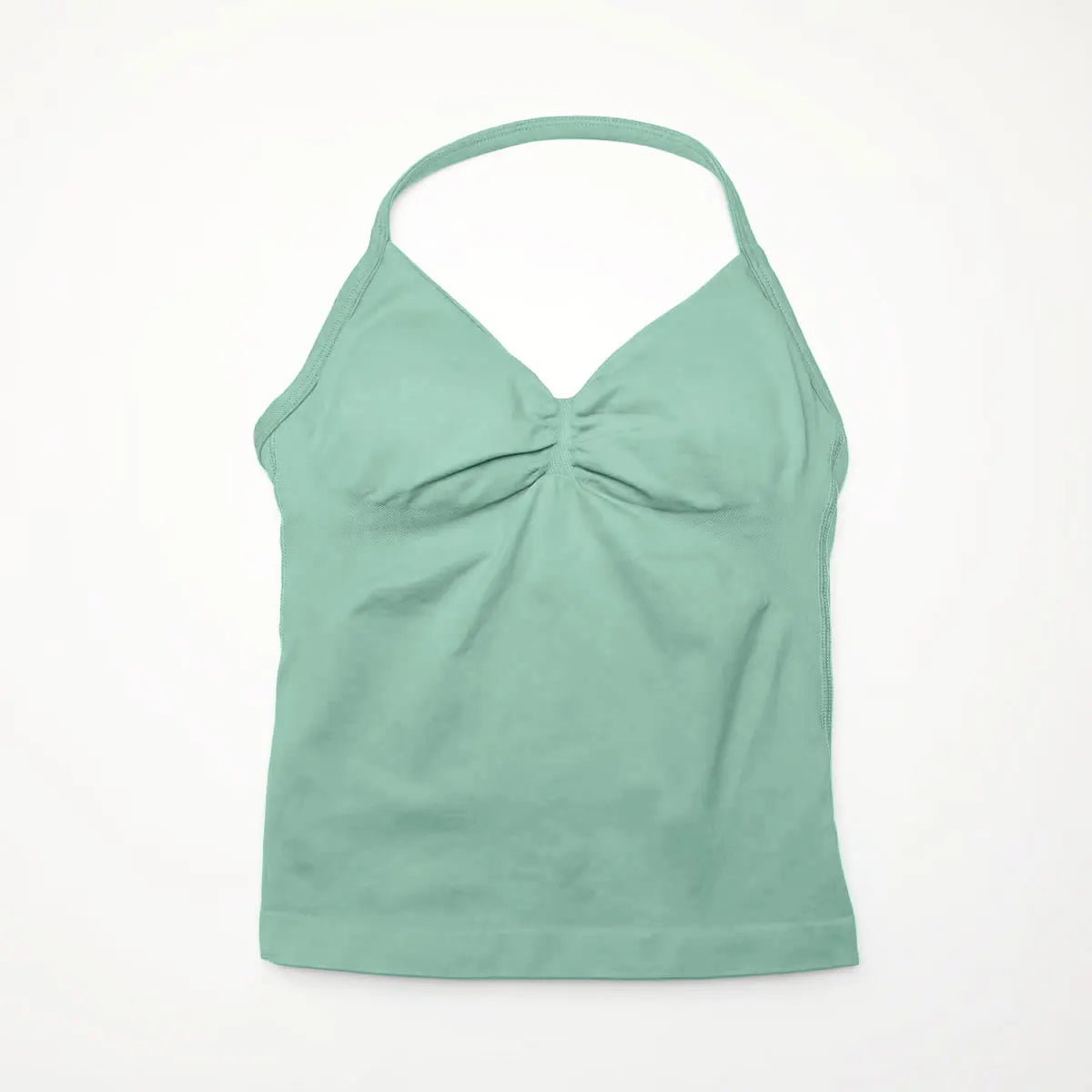 Women's Seamless Yoga Tank with Removable Pads (V Neck)