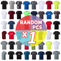 Men's Multicolor Short-Sleeved Loose and Comfortable Shirts 1/2/4 Pcs