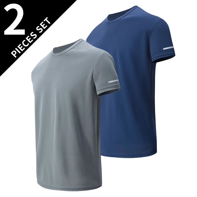 Men's Multicolor Short-Sleeved Loose and Comfortable Shirts 1/2/4 Pcs