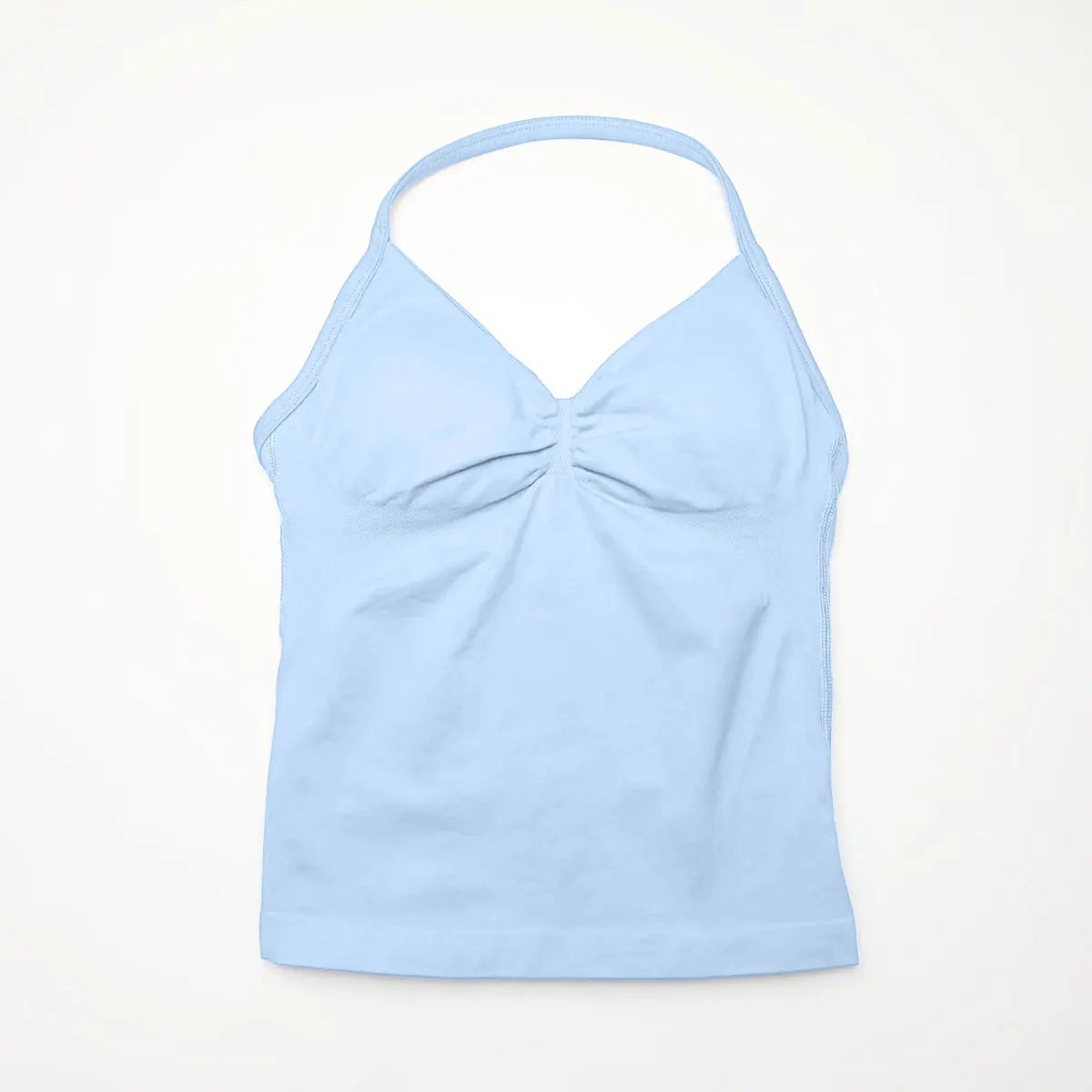 Women's Seamless Yoga Tank with Removable Pads (V Neck)