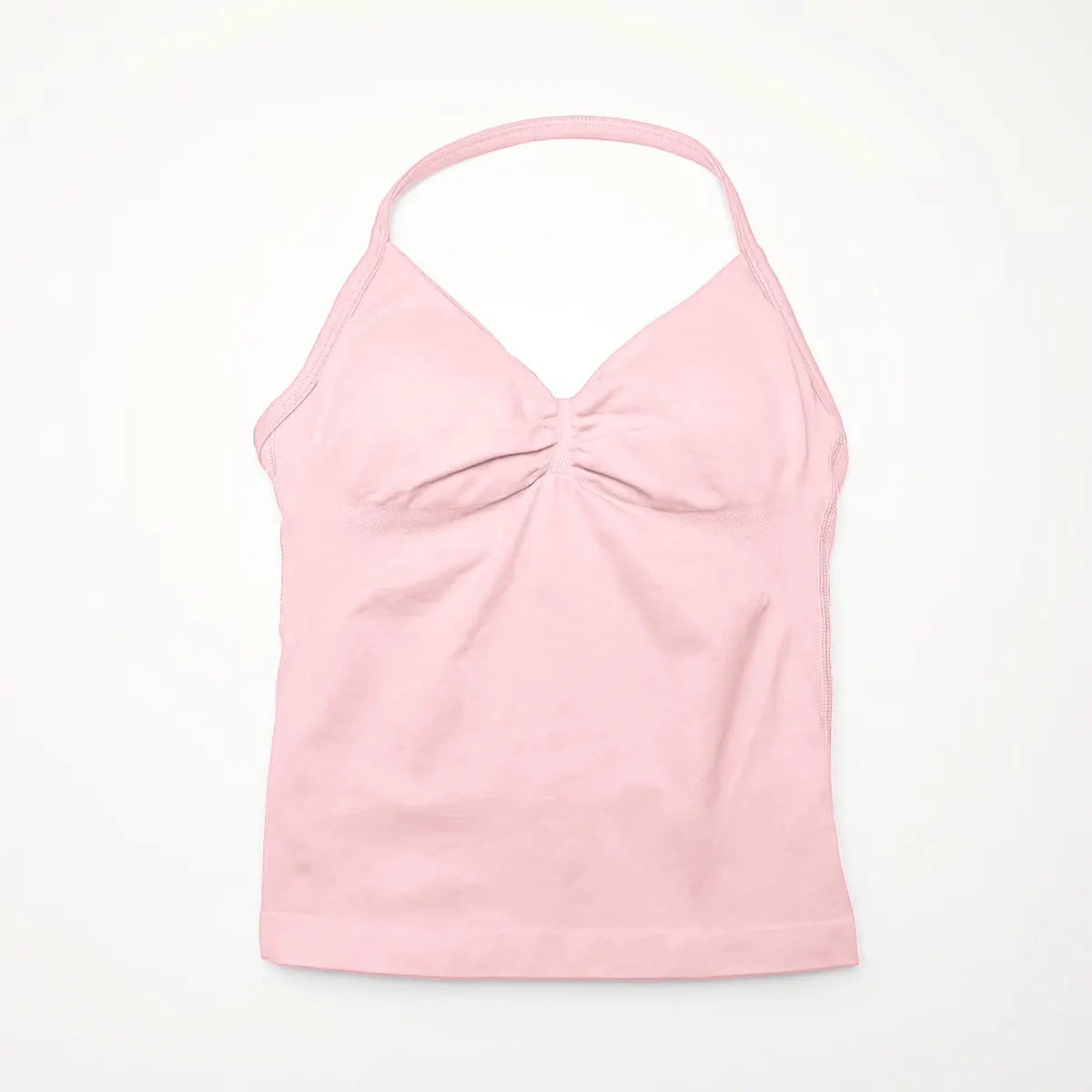 Women's Seamless Yoga Tank with Removable Pads (V Neck)