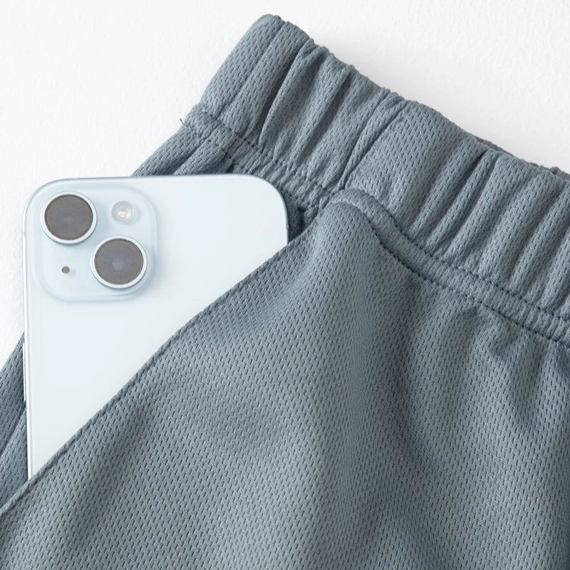 2-Piece Men's Short Sleeved T-Shirt And Shorts With Pockets