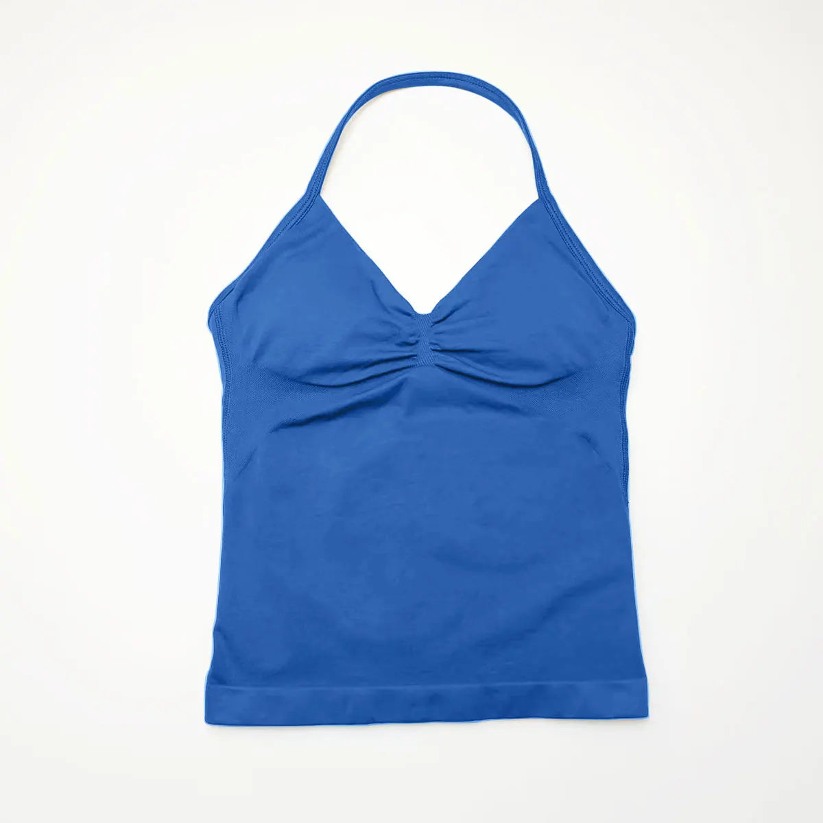 Women's Seamless Yoga Tank with Removable Pads (V Neck)
