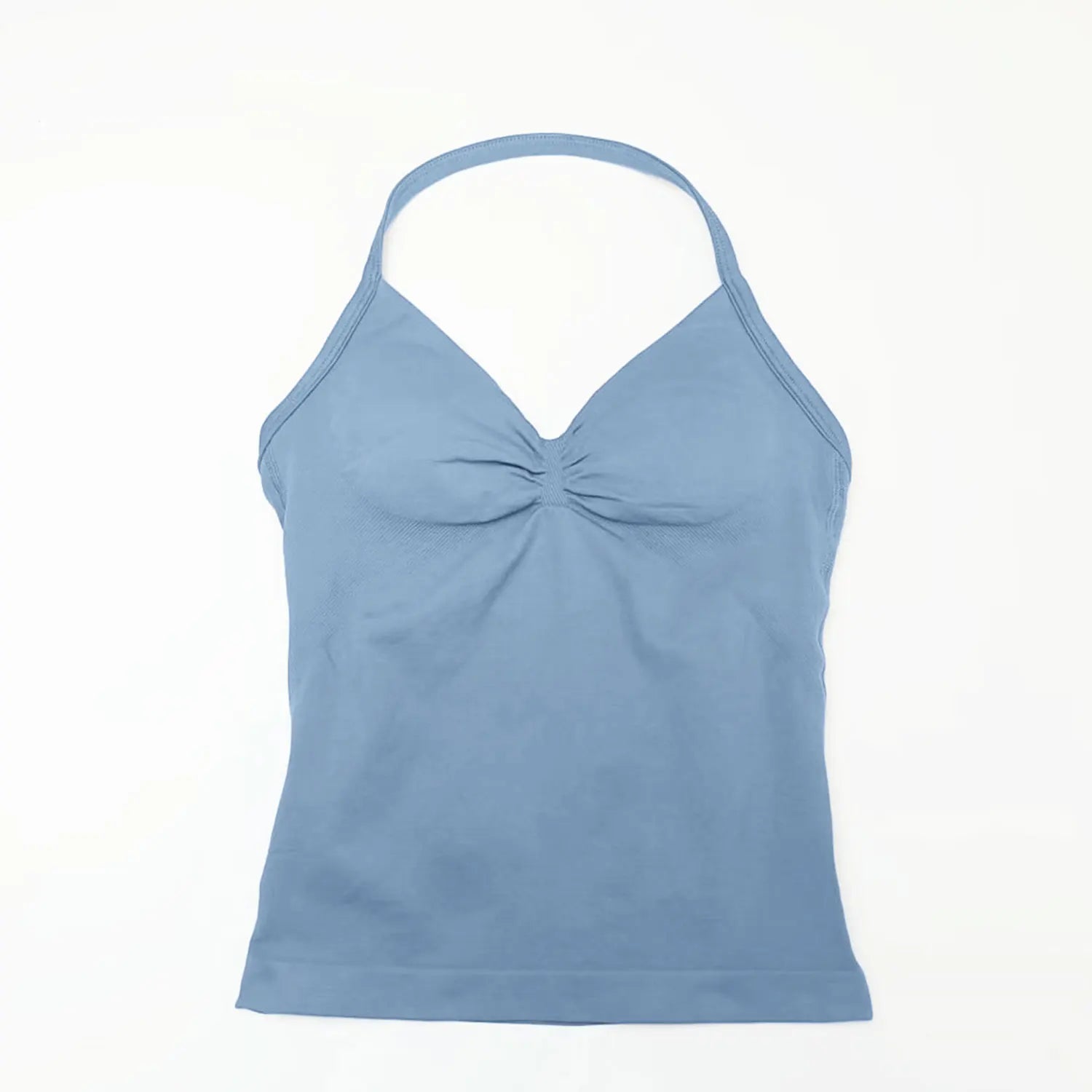 Women's Seamless Yoga Tank with Removable Pads (V Neck)