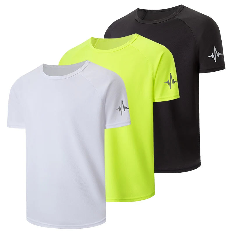 Men's Multicolor Short-Sleeved Loose and Comfortable Shirts 1/2/4 Pcs