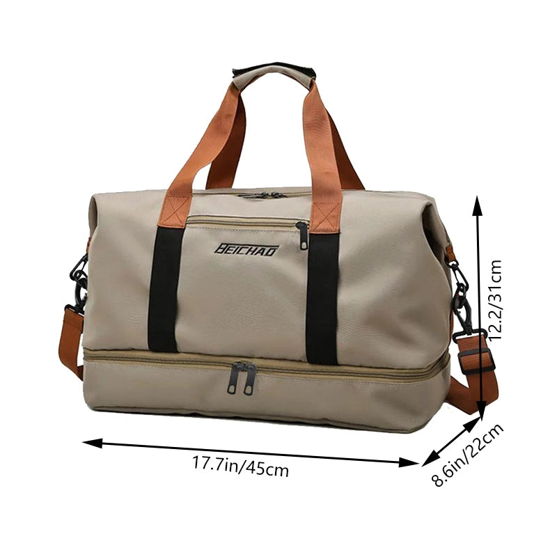 Travel Gym Bag Shoulder Crossbody Duffle Bag
