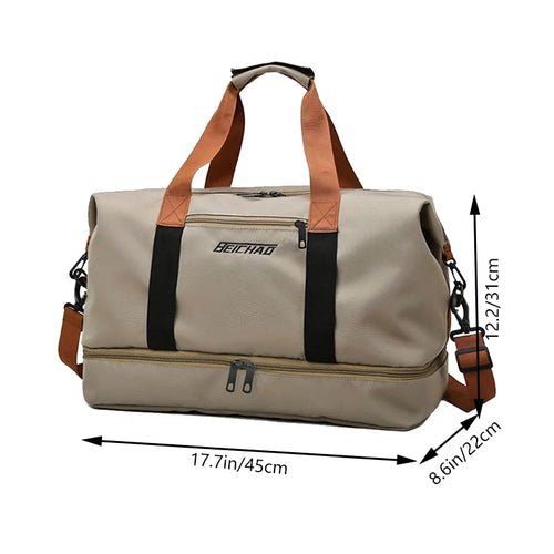 Travel Gym Bag Shoulder Crossbody Duffle Bag
