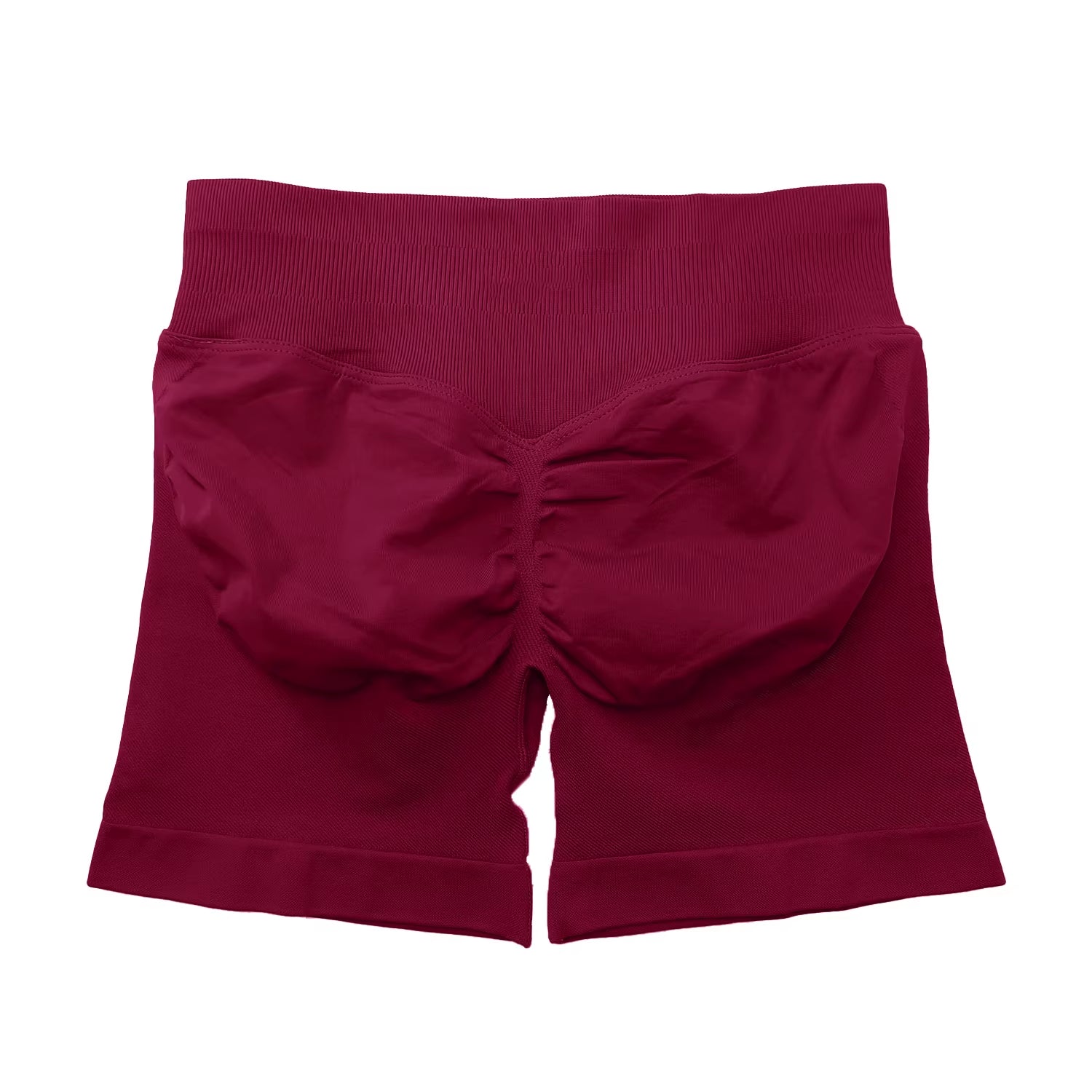 Women's Fitness Sports Shorts Low Ribbed Workout Yoga Seamless Leggings